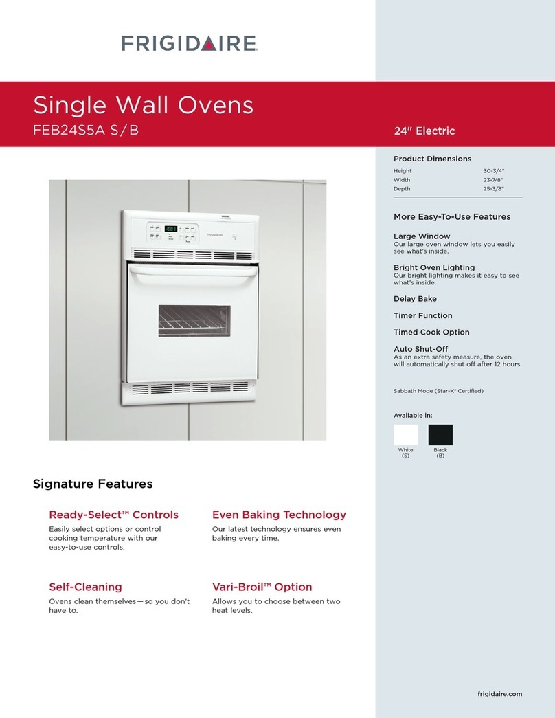 Frigidaire FEB24S5AB User manual