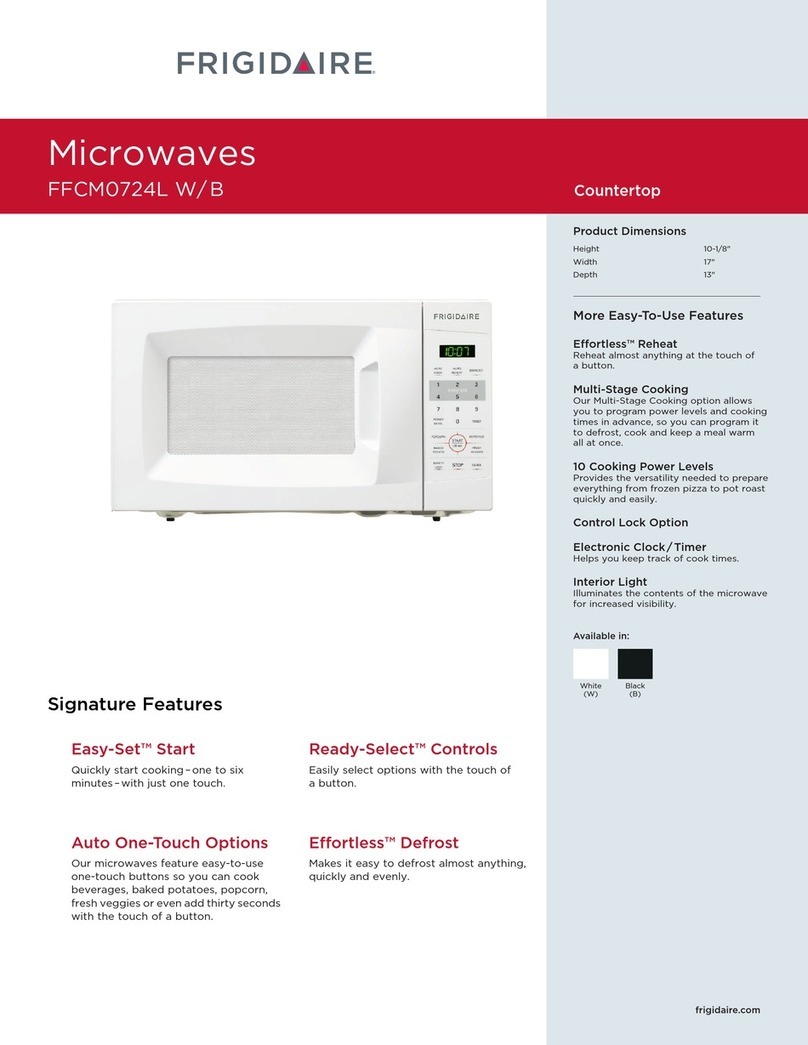 Frigidaire FFCM0724L User manual
