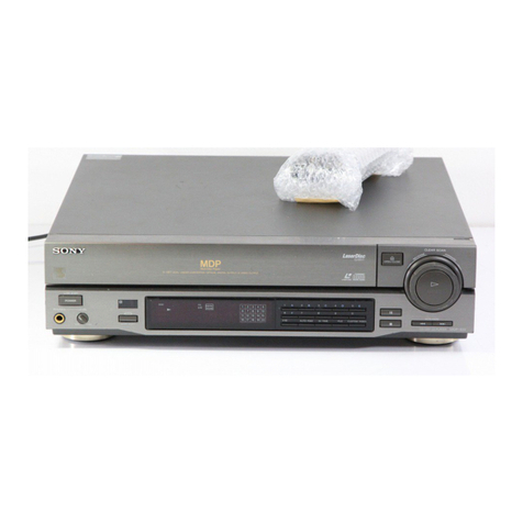 Sony MDP-333 Primary User manual