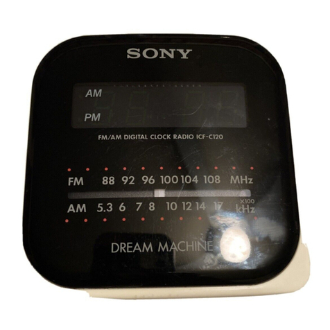 Sony ICF-C120 Primary User manual