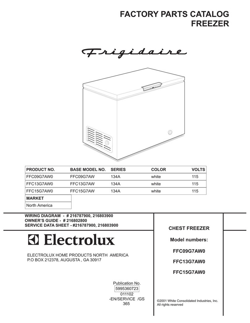 Frigidaire FFC09G7AW0 Factory parts catalog