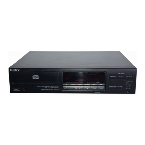 Sony CDP-670 - Compact Disc Player User manual