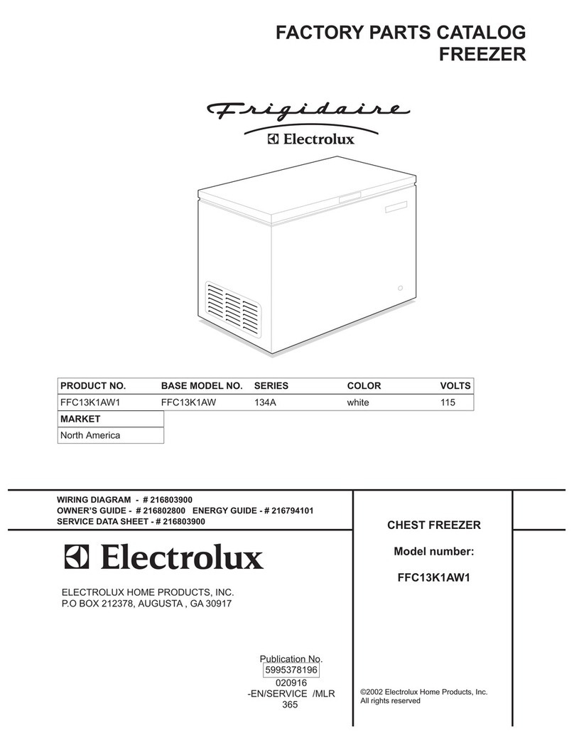 Frigidaire FFC13K1AW1 Factory parts catalog