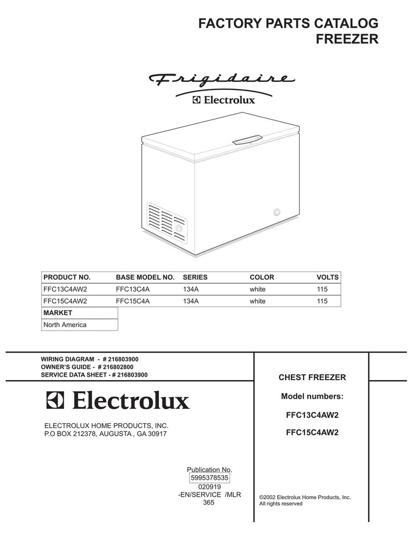 Frigidaire FFC13C4AW2 Factory parts catalog