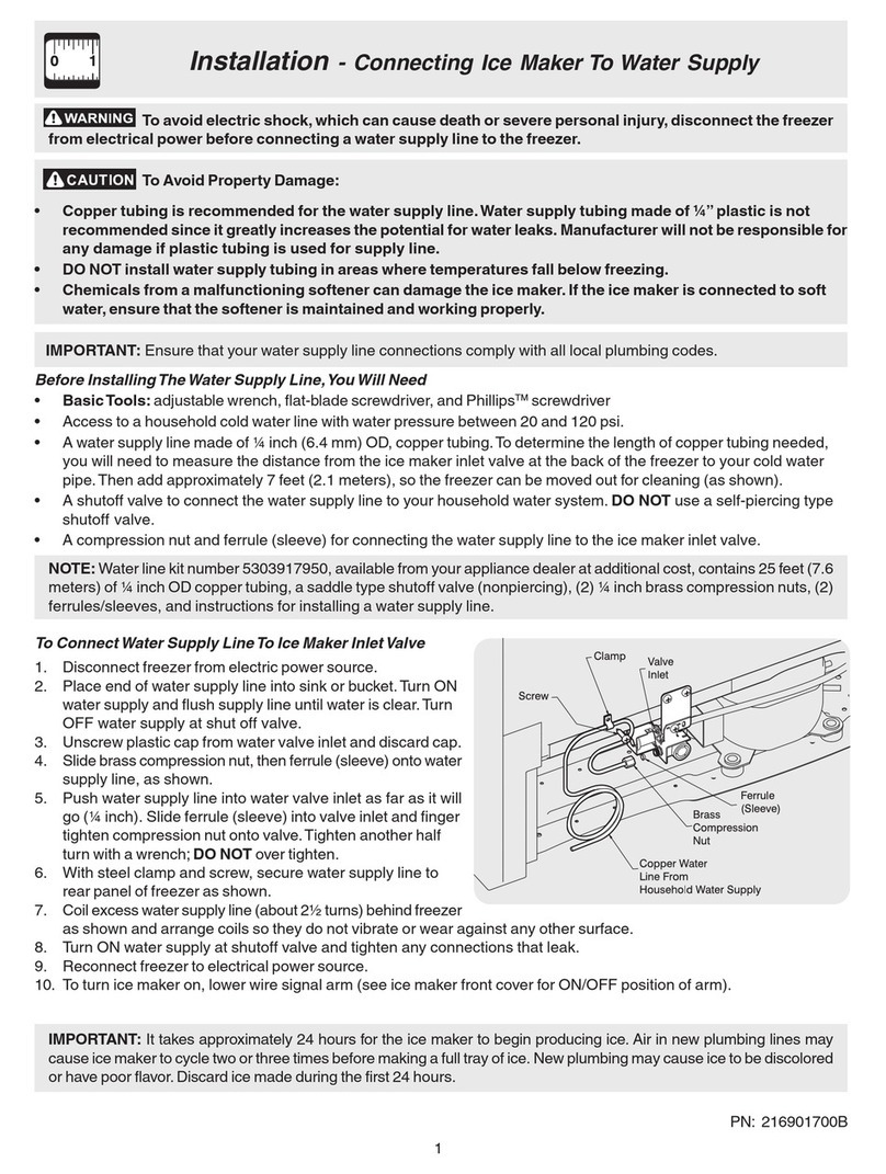 Frigidaire AFFU2068DW1 User manual