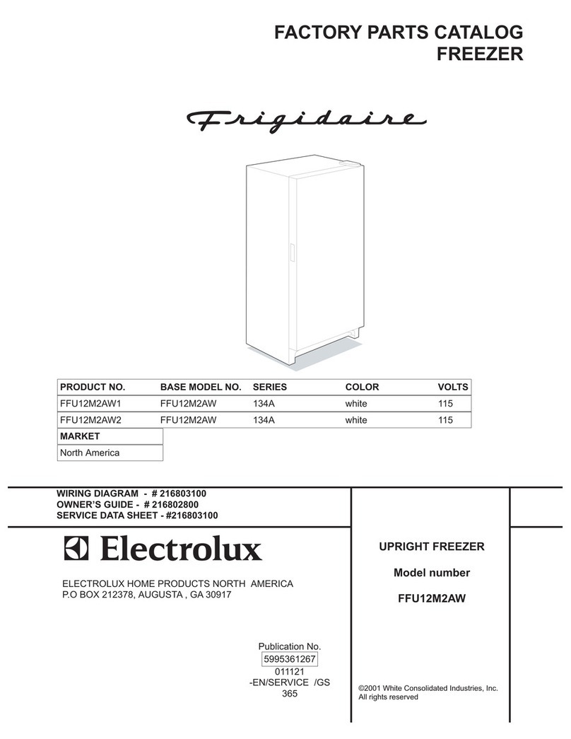 Frigidaire FFU12M2AW User manual