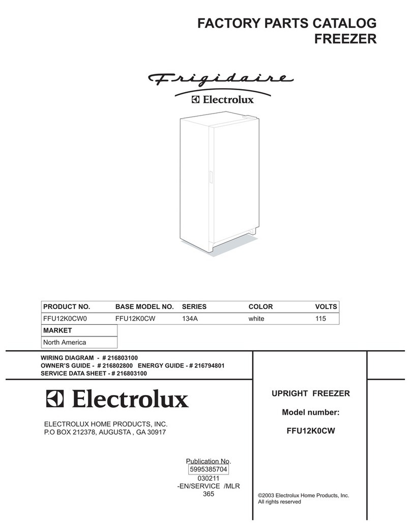 Frigidaire FFU12K0CW User manual Frigidaire FFU12K0CW User manual