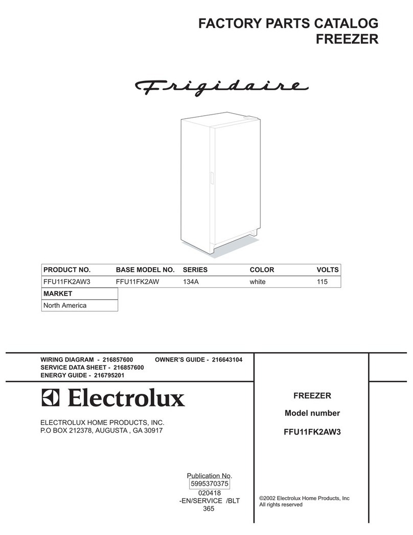 Frigidaire FFU11FK2AW3 Factory parts catalog