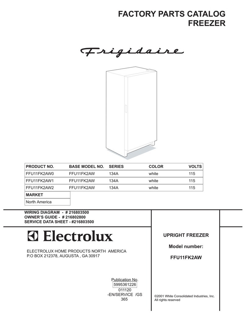 Frigidaire FFU11FK2AW User manual Frigidaire FFU11FK2AW User manual