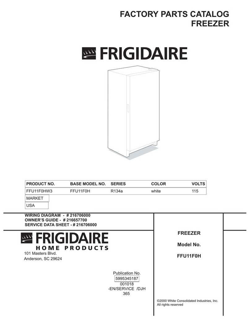 Frigidaire FFU11F0H Factory parts catalog