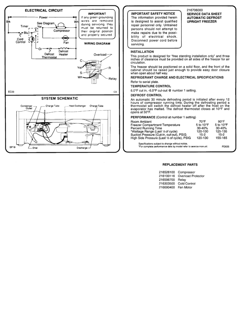 Frigidaire FFU11F0HW4 User guide Frigidaire FFU11F0HW4 User guide