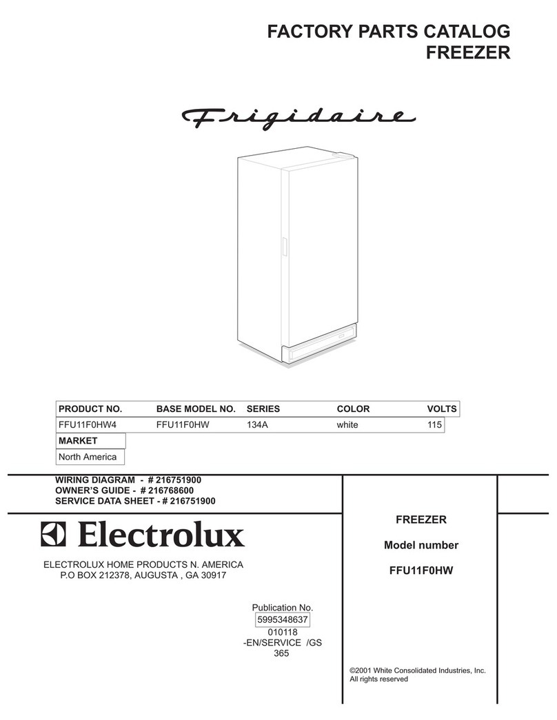 Frigidaire FFU11F0HW User manual Frigidaire FFU11F0HW User manual