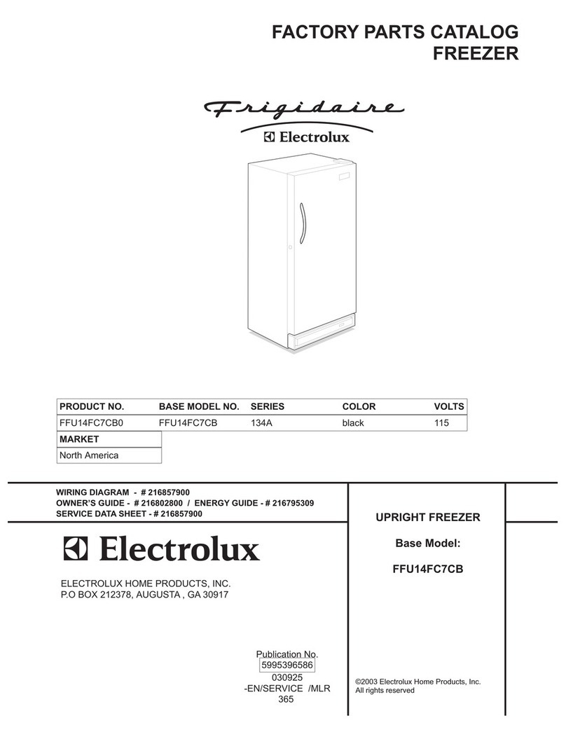 Frigidaire FFU14FC7CB Factory parts catalog