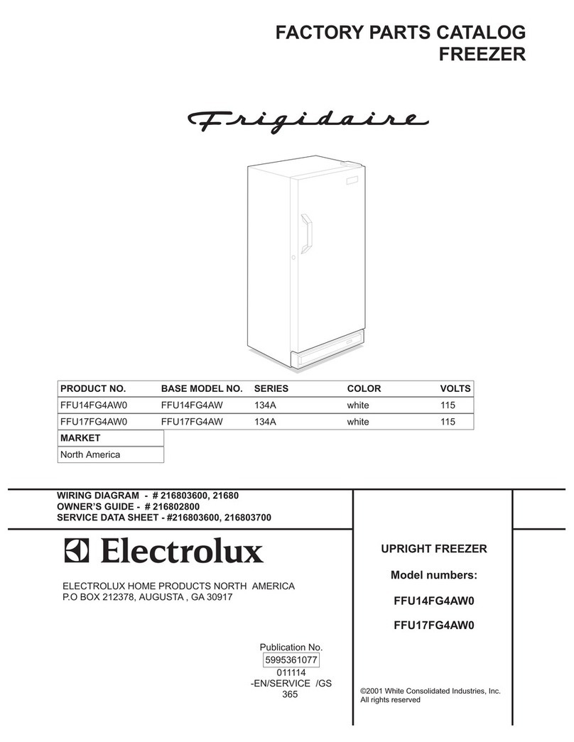 Frigidaire FFU14FG4AW0 User manual