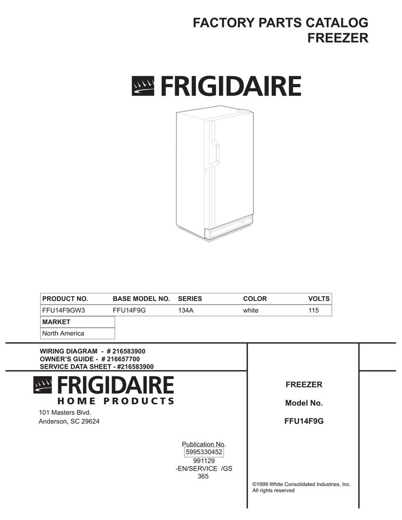 Frigidaire FFU14F9G Factory parts catalog