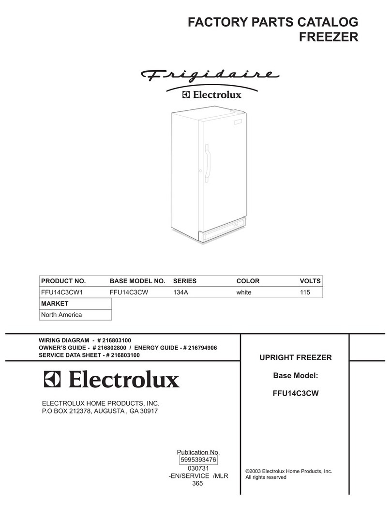 Frigidaire FFU14C3CW User manual