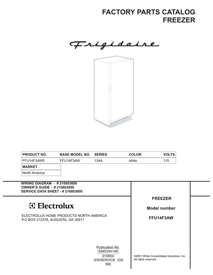 Frigidaire FFU14F3AW User manual Frigidaire FFU14F3AW User manual