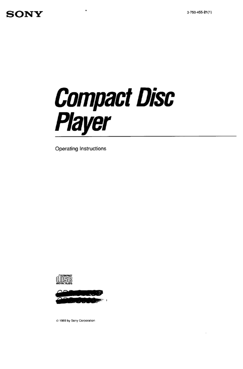 Sony CDP-C9ESD - Es Compact Disc Player User manual