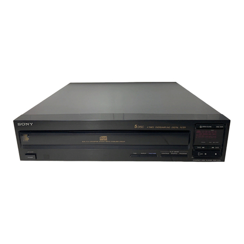 Sony CDP-C201 - Compact Disc Player User manual