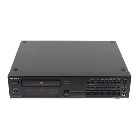 Sony CDP-997 - Compact Disc Player User manual