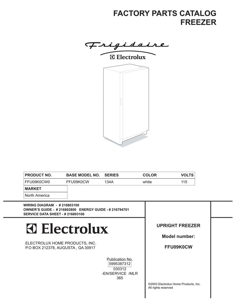 Frigidaire FFU09K0CW User manual
