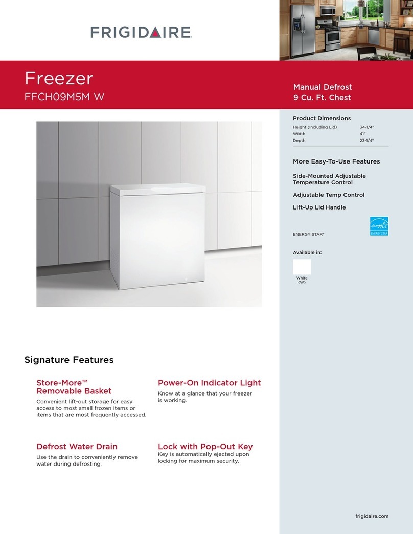 Frigidaire FFCH09M5M W User manual