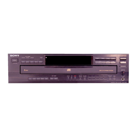 Sony CDP-C435 - Compact Disc Player User manual