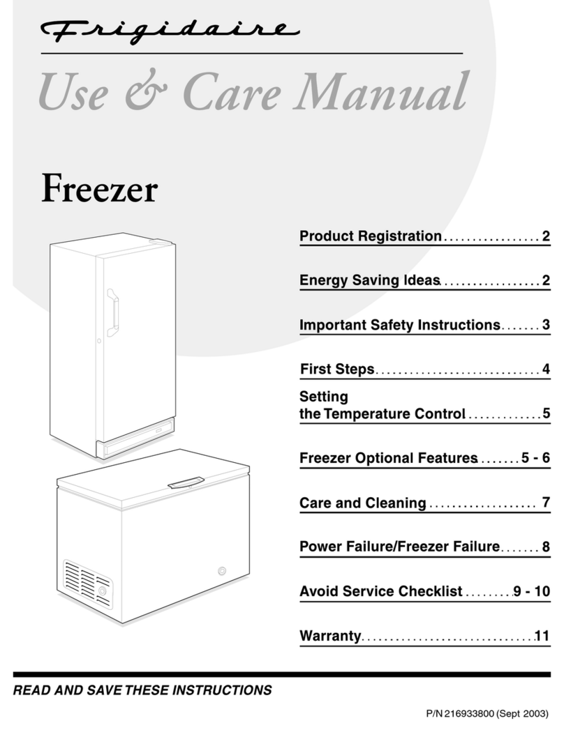 Frigidaire FFC20K1CW2 use and care manual