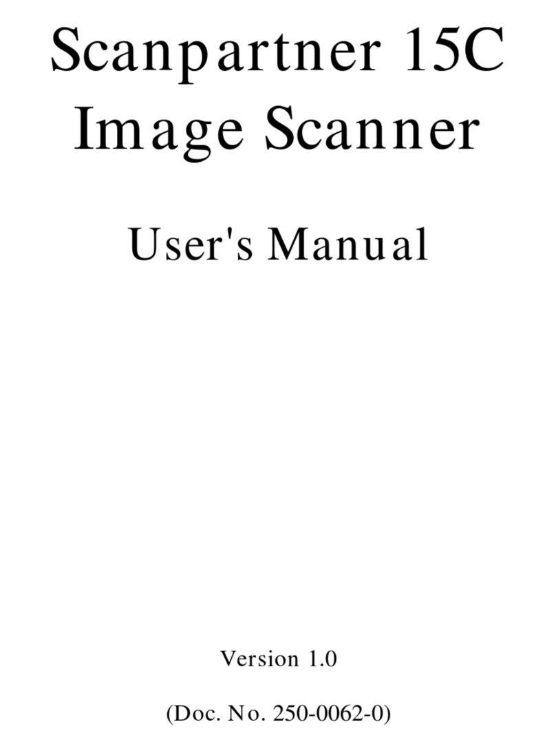 Fujitsu ScanPartner 15C user manual