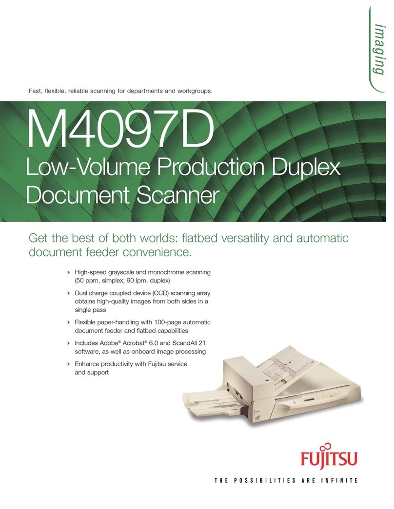 Fujitsu M4097D - Fb 50PPM SCSI A3 Dupl 100Sht Adf User manual Fujitsu M4097D - Fb 50PPM SCSI A3 Dupl 100Sht Adf User manual