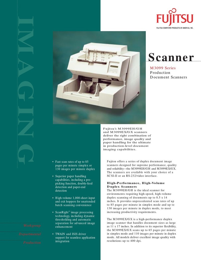 Fujitsu M3099EH User manual