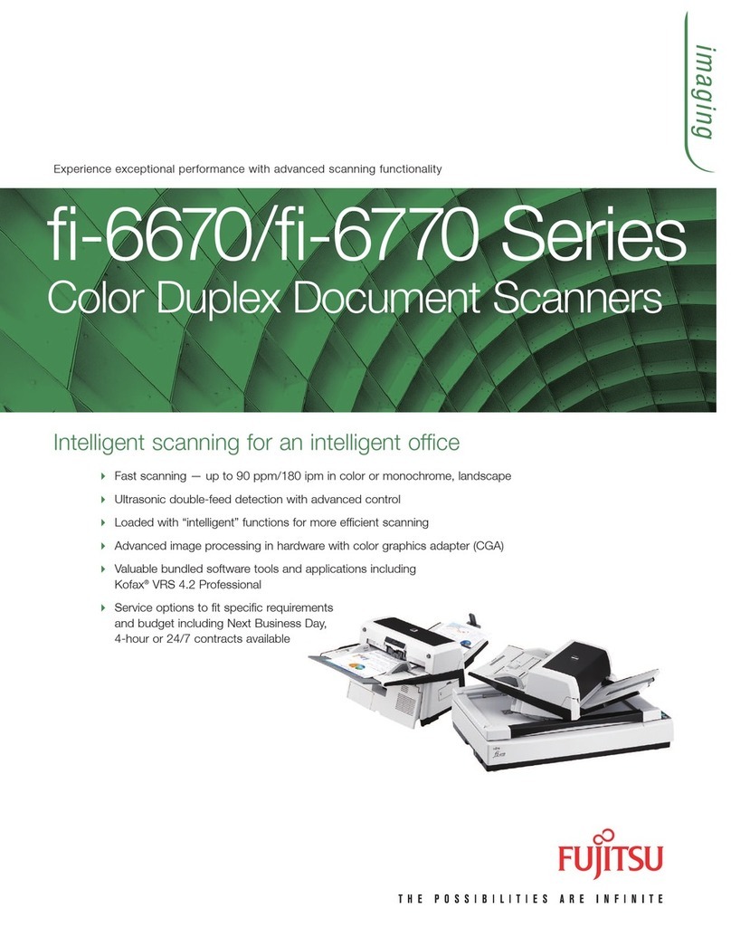 Fujitsu fi-6670 Series User manual Fujitsu fi-6670 Series User manual