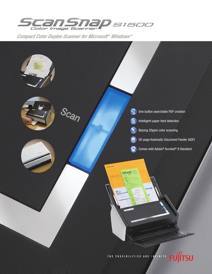 Fujitsu S1500 - ScanSnap Deluxe Bundle User manual Fujitsu S1500 - ScanSnap Deluxe Bundle User manual