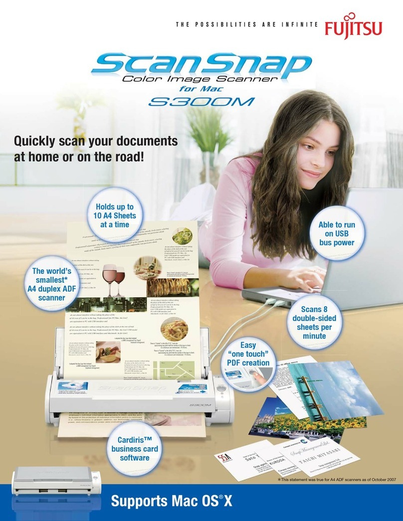Fujitsu S300M - ScanSnap - Document Scanner User manual