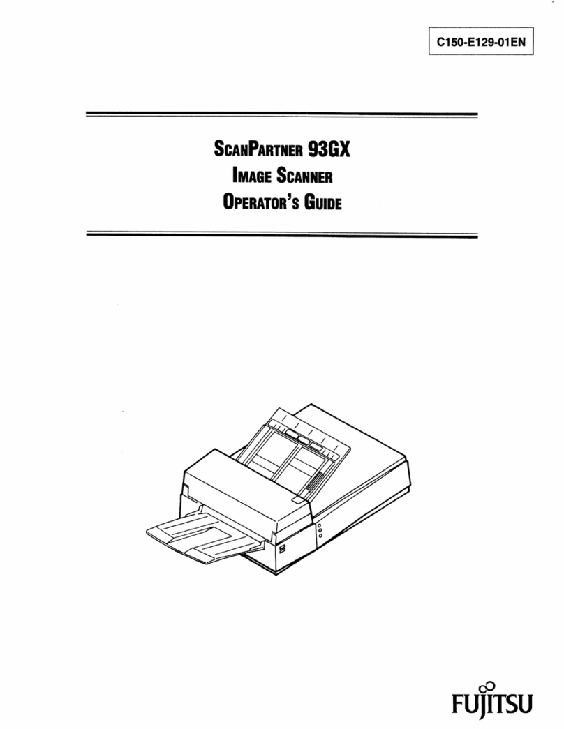 Fujitsu ScanPartner 93GX Manual