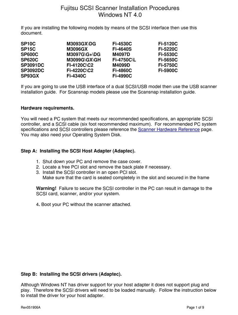 Fujitsu FI-4120C Reference guide