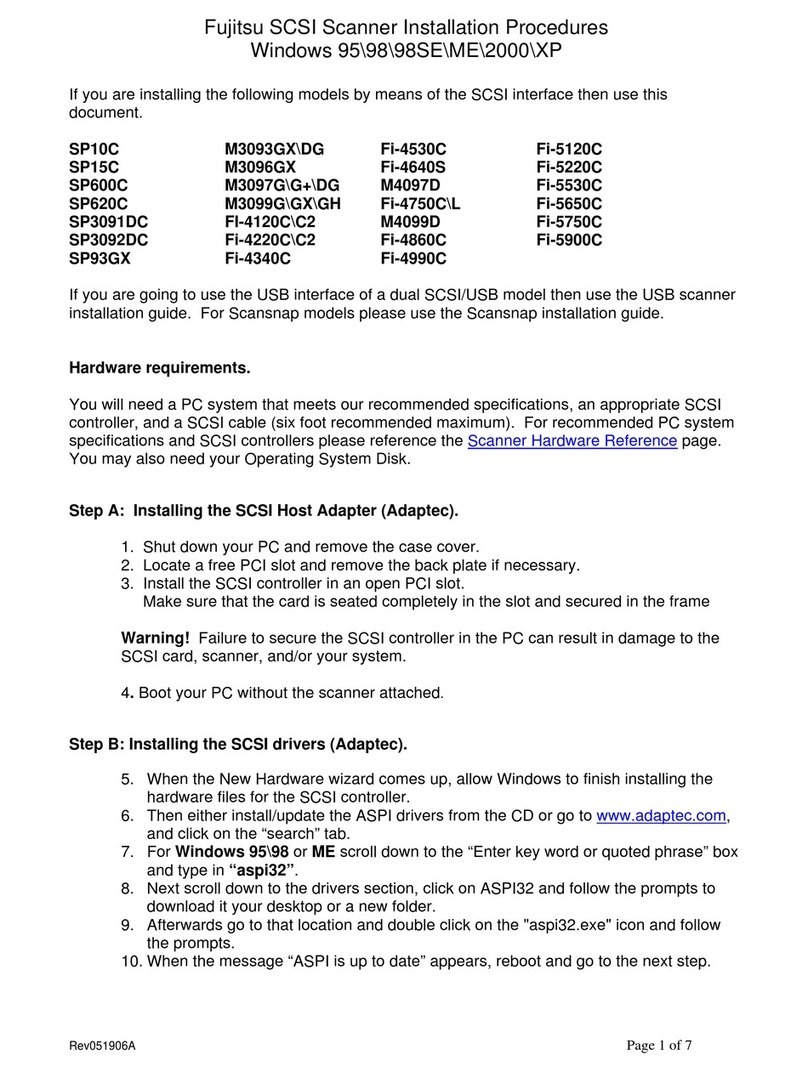 Fujitsu FI-4120C Reference guide