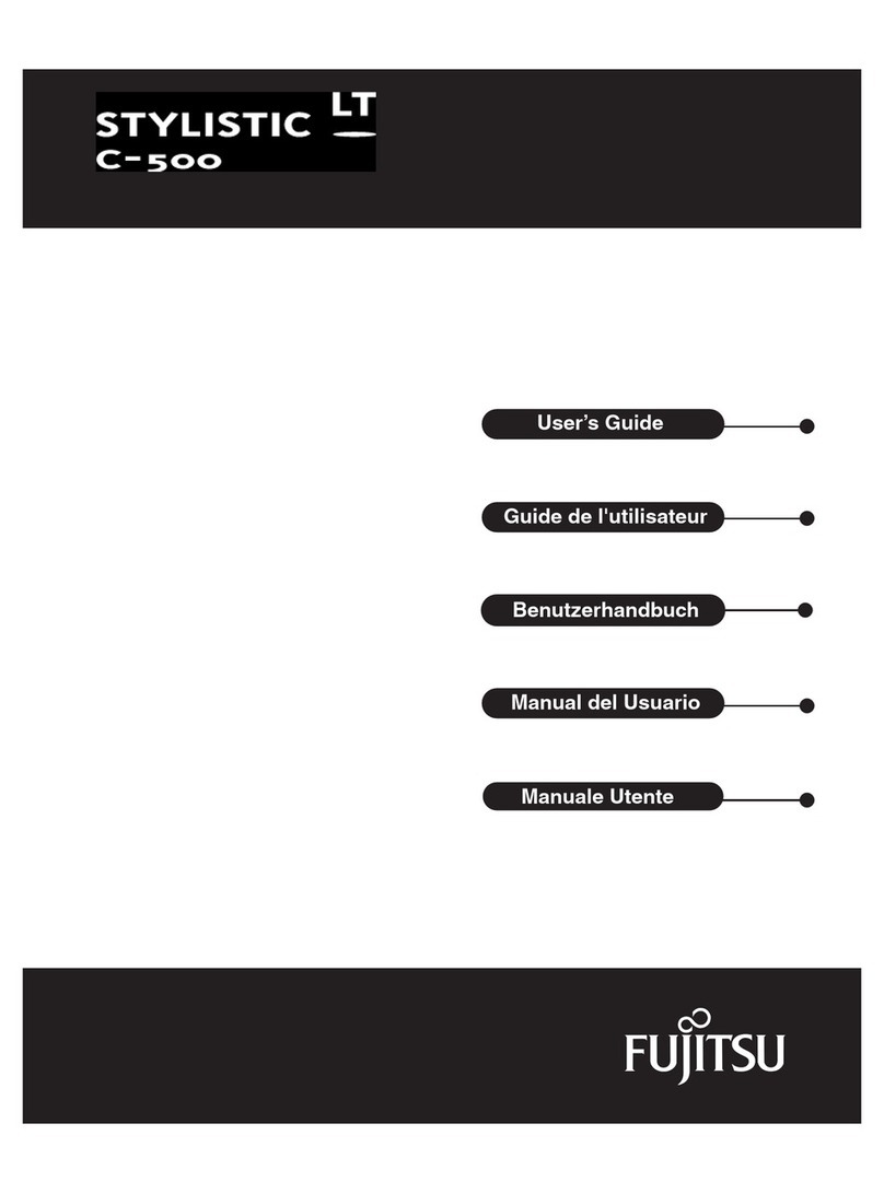 Fujitsu Stylistic LT C-500 User manual