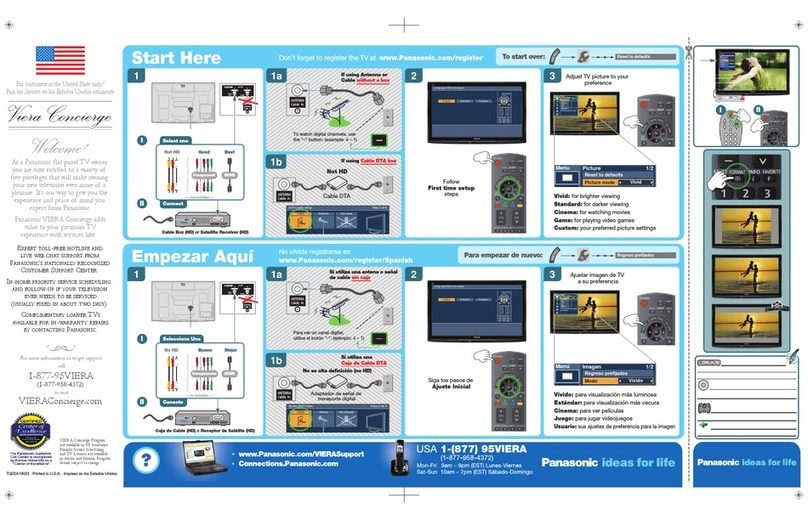 Panasonic Viera TC-P50C2 User manual