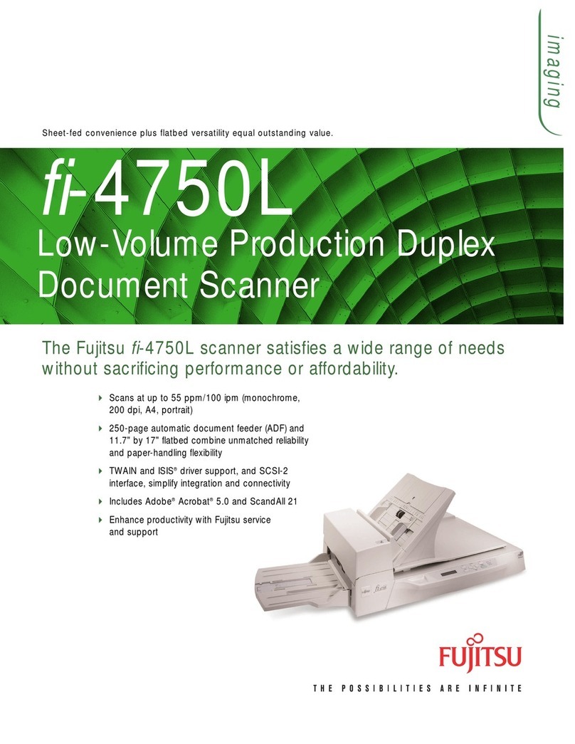 Fujitsu fi-4750L User manual Fujitsu fi-4750L User manual