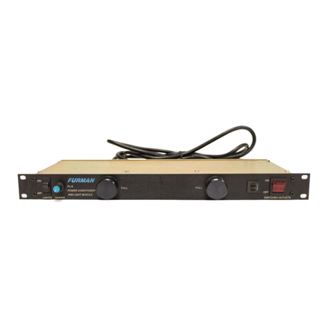 Furman PL-8 User manual