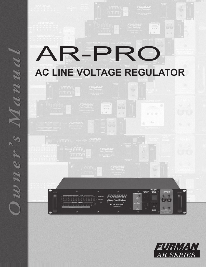 Furman AR-PRO owner's manual