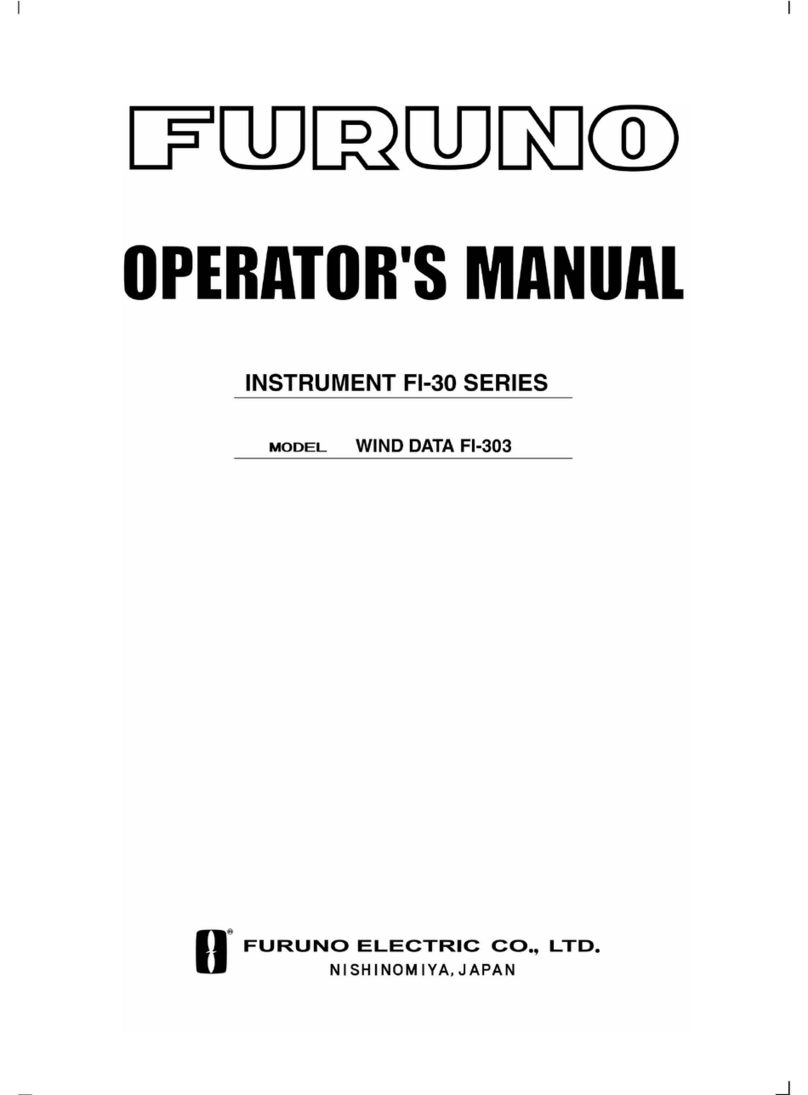 Furuno FI-303 User manual Furuno FI-303 User manual