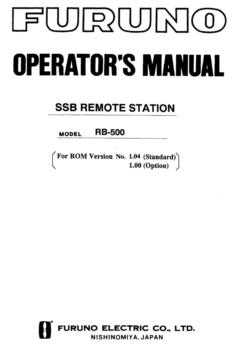 Furuno RB-500 Operator's manual