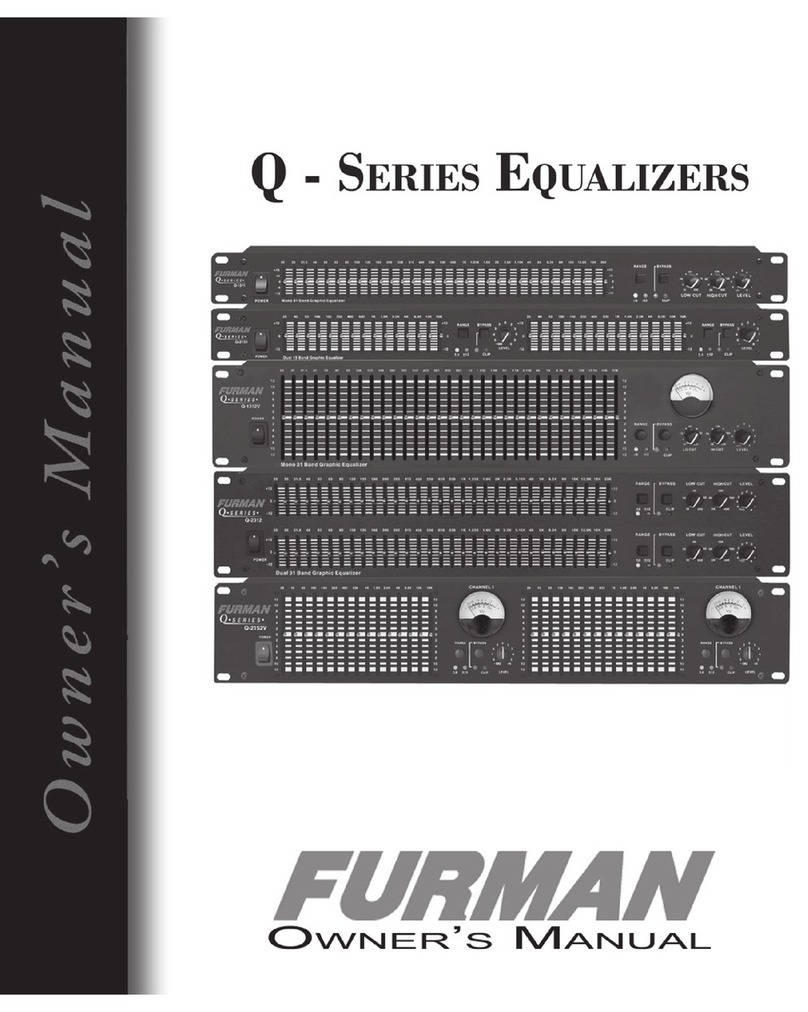 Furman Q-1311 owner's manual