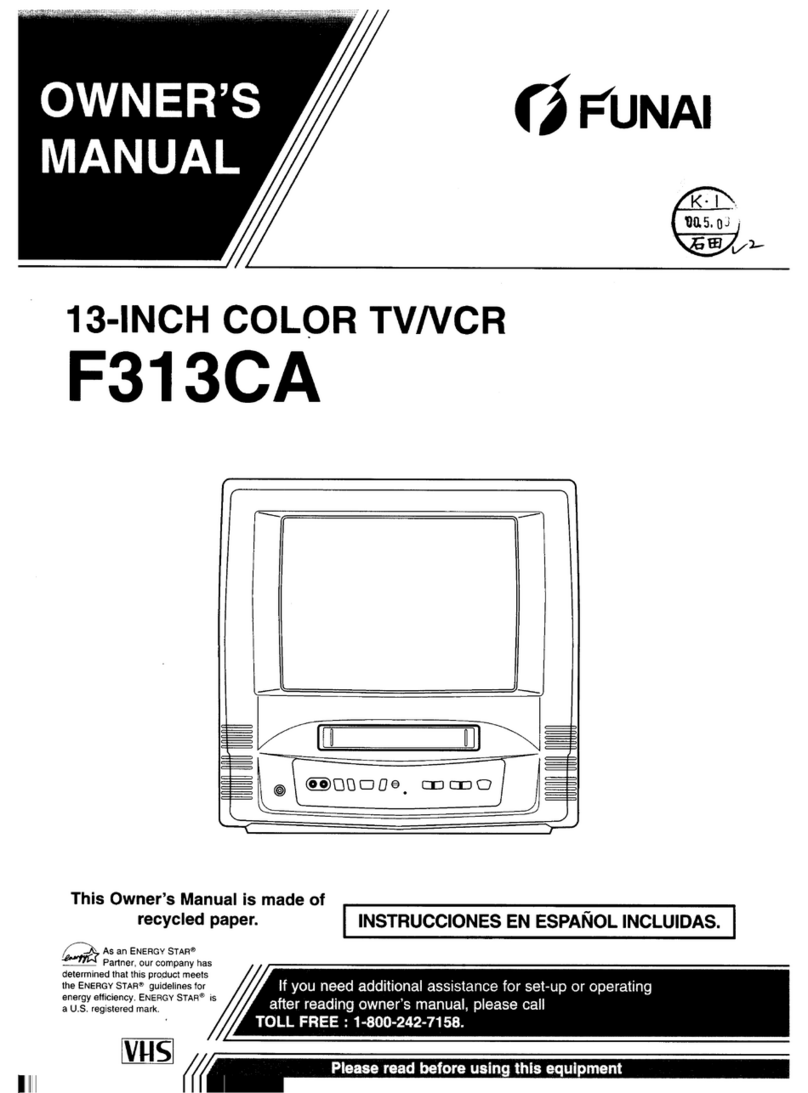 FUNAI F313CA owner's manual