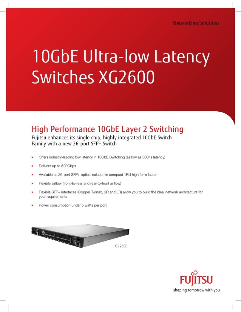 Fujitsu XG2600 Series User manual