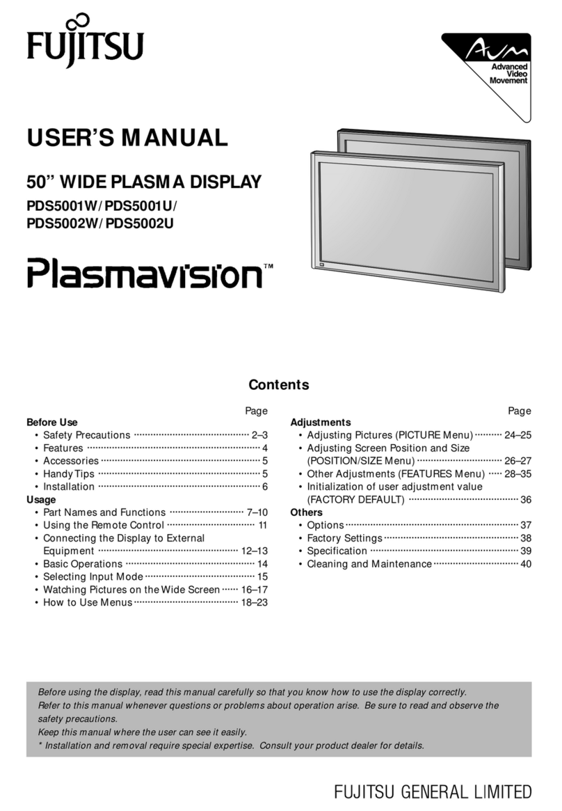 Fujitsu PDS5001 User manual