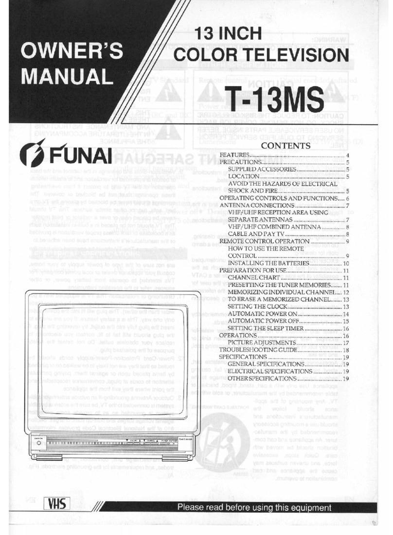 FUNAI T-13MS User manual FUNAI T-13MS User manual