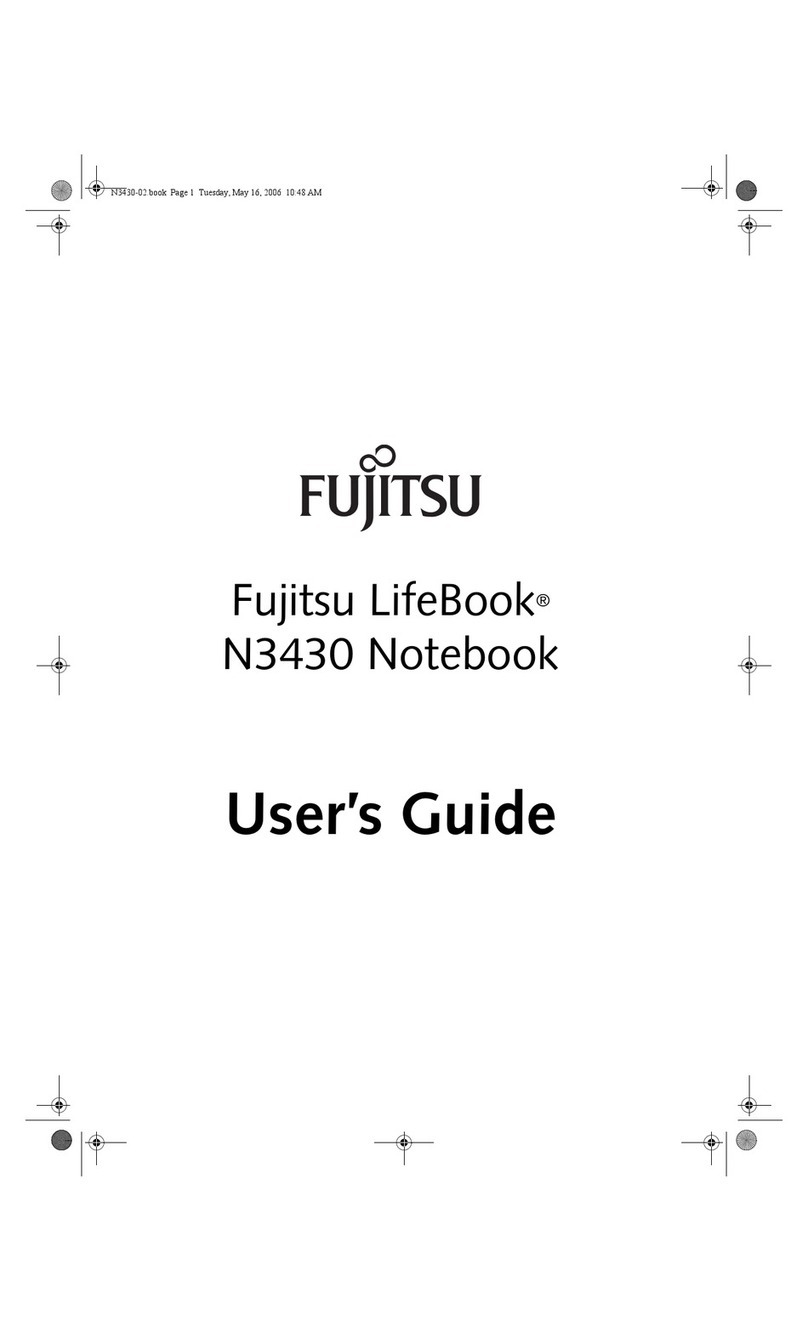 Fujitsu LifeBook N3430 User manual
